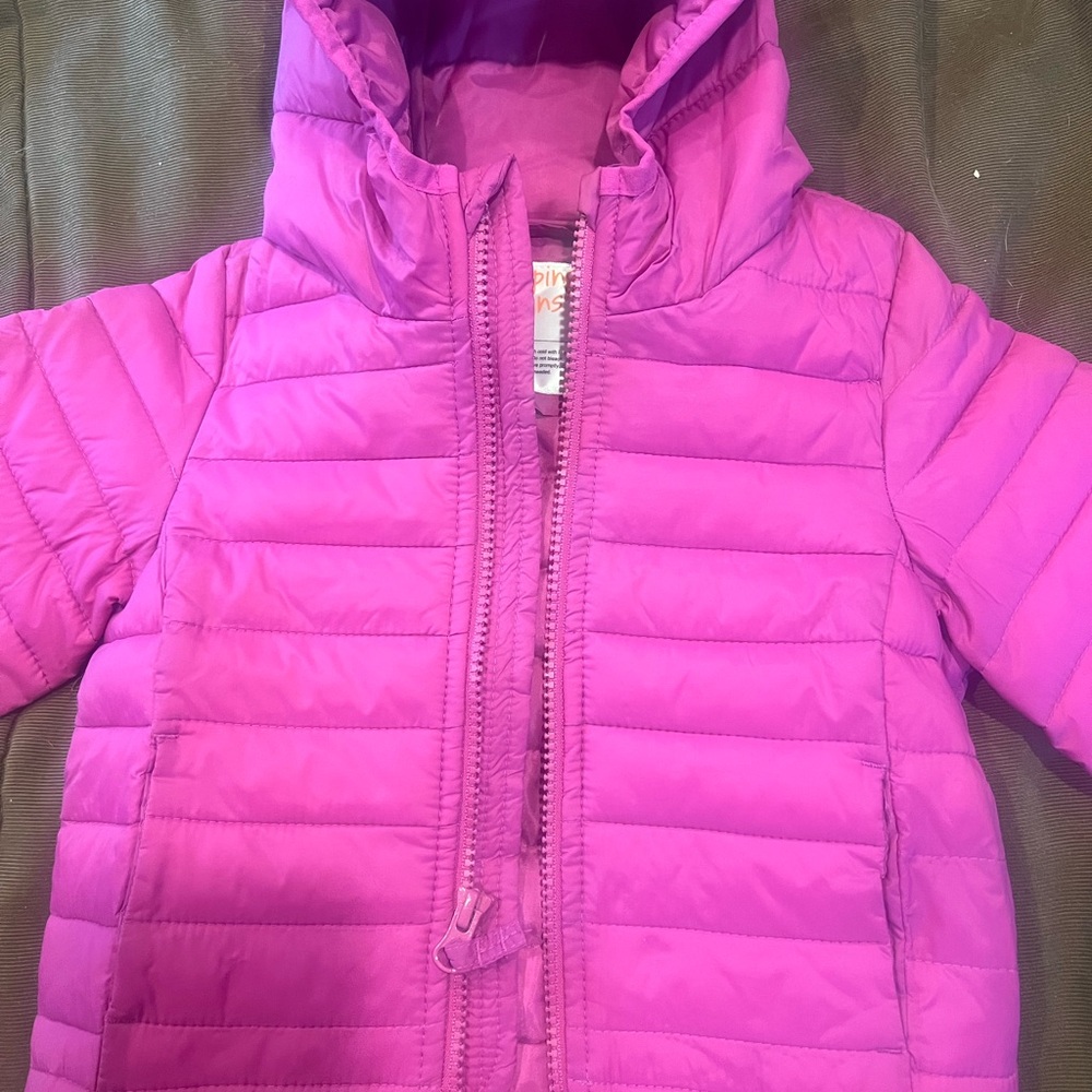 Jumping Beans Fuchsia Puffer Jacket